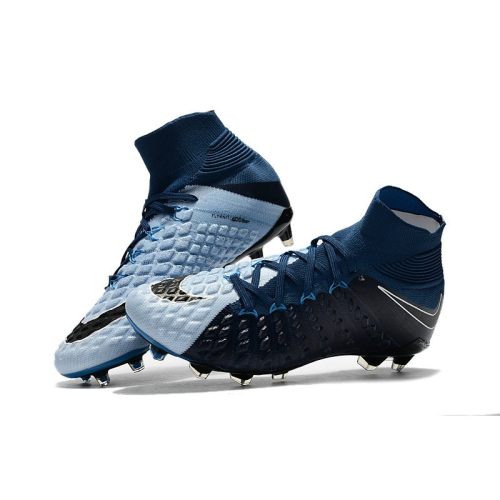 fodboldstøvler Nike Phantom Hypervenom 3 Elite DF FG - Sort Hvid_2.jpg
